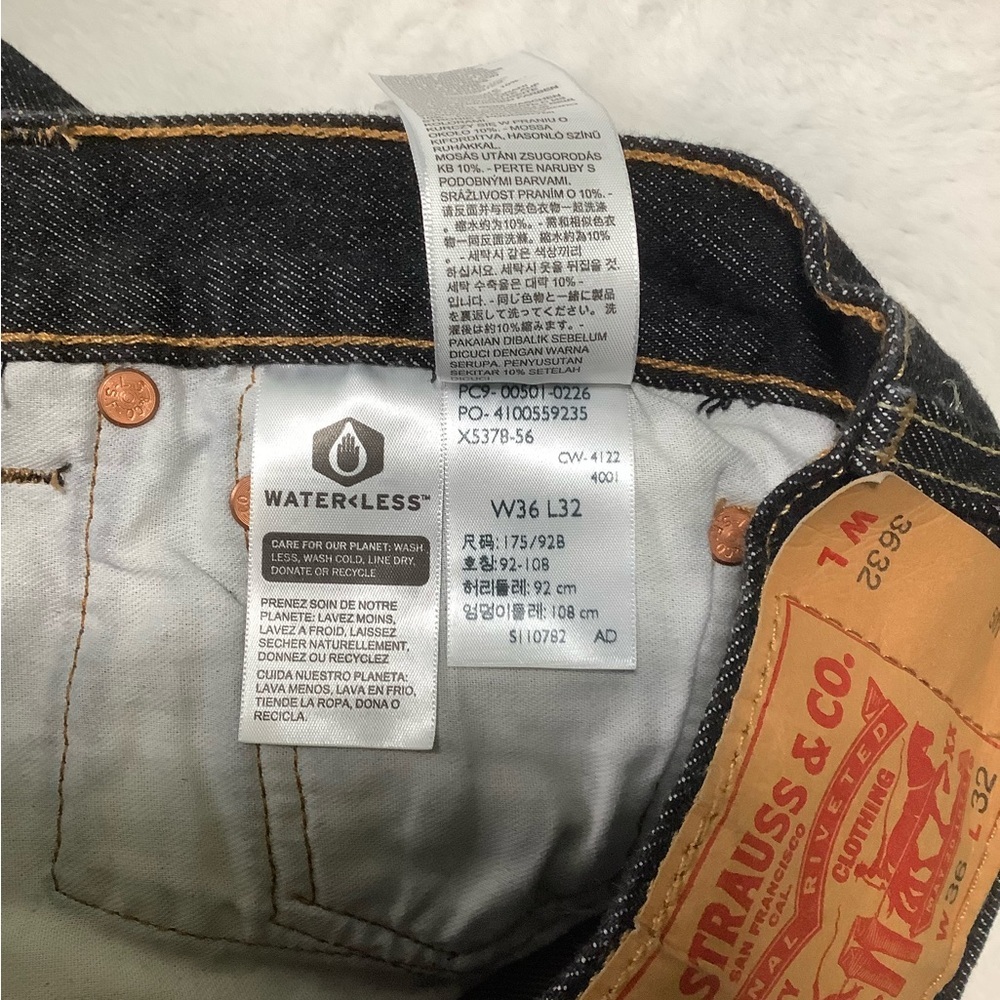 Levi’s 501 Shrink-to-Fit Jeans Sz 33W 29L - Picture 3 of 9